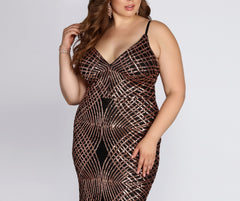 Rosie Formal Sleeveless Sequin Dresses