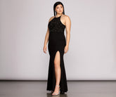 Plus Kacey Formal Heat Stone Dresses