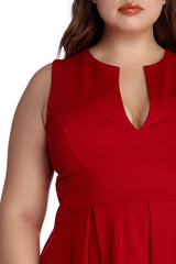 Plus Hübsche und plissierte Skaterkleider