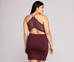 Plus Midnight Dreams Bodycon-Kleider