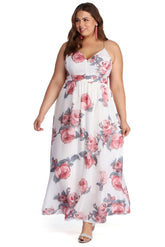 Plus Chiffon Beauty Maxi Dresses