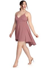 Plus Swept Off Your Feet High-Low Dresses