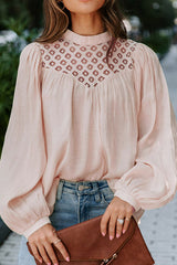 Romantic History Lace Balloon Long Sleeve Top