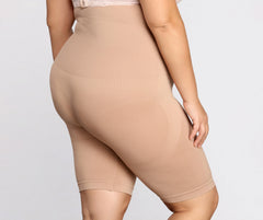 Pantalones cortos moldeadores de cintura alta Plus