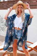 Sunshine And Fun Printed Kimono