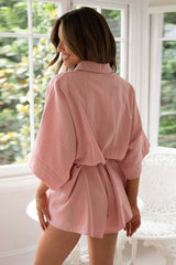 Take A Second – Kurzärmliger Strampler mit Kragen