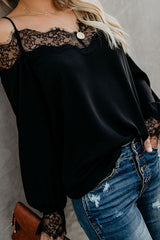 Nearness of You Lace Off Shoulder Top