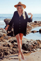 Feel The Sun Button Down Tunic Top