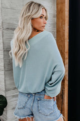Basics Ellie V-neck Long Sleeve Casual Top