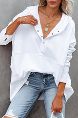 Get Going Cotton Pocket Hoodie Top