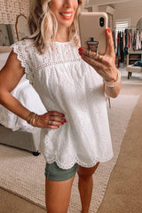 Spitzen-Tanktop „Herz des Glücks“