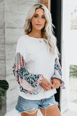 Bedrucktes Langarmshirt „Need You Here“