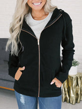 Sudadera informal sencilla de diario para mujer con capucha y bolsillos