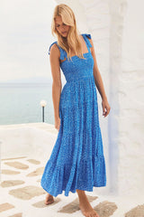 Into The Sunset Print Maxi Dress