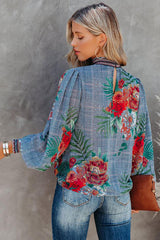 Vacay Dreams Floral Print Smocked Top