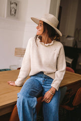 Suéter con botones "Escríbeme un poema"