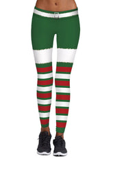 Pantalones deportivos con estampado de árbol de Navidad