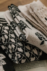 Calcetines de algodón vintage para niña