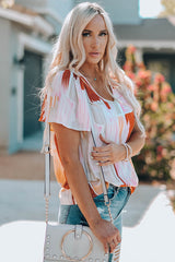 Camiseta de manga corta estampada "Di la verdad"