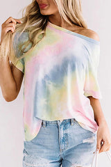 Kurzärmliges T-Shirt mit Batik-Print „Gotta Have It“