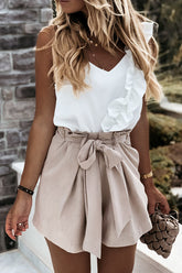 Best Night Ever Ruffle Cami Top