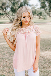 Lace Embroidered Romantic Blouse