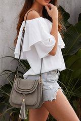 Moment of Bliss Off Shoulder Layered Top