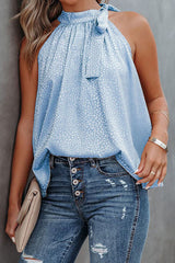 Always Real Tie Sleeveless Top
