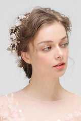 Adorno para el pelo de novia con forma de flor de mariposa