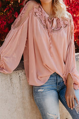 My Sweet Love Floral Embroidery Shirt