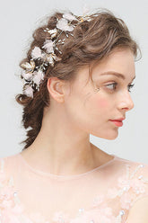 Adorno para el pelo de novia con forma de flor de mariposa