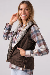 No Chill Comfort Reversible Teddy Vest