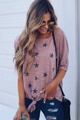 Basics Essential Star Light Knotted Tee