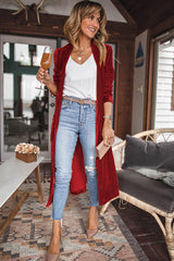 Live In Joy Velvet Long Sleeve Coat