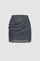 Minifalda con estampado animal