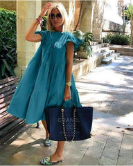 Vestido recto mini vestido corto