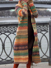 Lässiger Kapuzenpullover mit langen Ärmeln in Übergröße