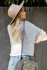 Suéter de punto suave reversible y muy acogedor