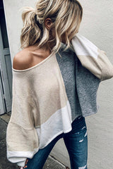 Suéter de punto suave reversible y muy acogedor