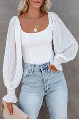 Chic Scene – Gerippter Body mit Schweizer Punkten