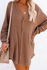 My Perfect Day Pocket Button Down Tunic