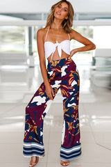 Pantalones anchos con estampado de camuflaje