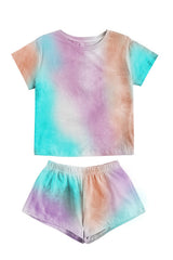 Traje tie-dye de manga corta Pure Relaxation