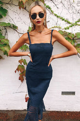 Give a Glam – Midikleid mit Fischschwanz aus Spitze