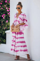 On My Mind Tie-Dye Button Up Maxi Dress