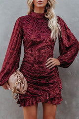 Vestido mini de terciopelo sin espalda Moody Moment - 3 colores