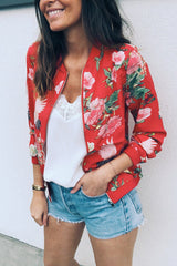 Spring Vibe Floral Print Jacket
