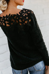 Suéter de punto bordado Hazey Baby