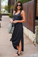 Vestido largo de tirantes con lazo All About Love