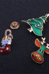 Broche triple de árbol de Navidad